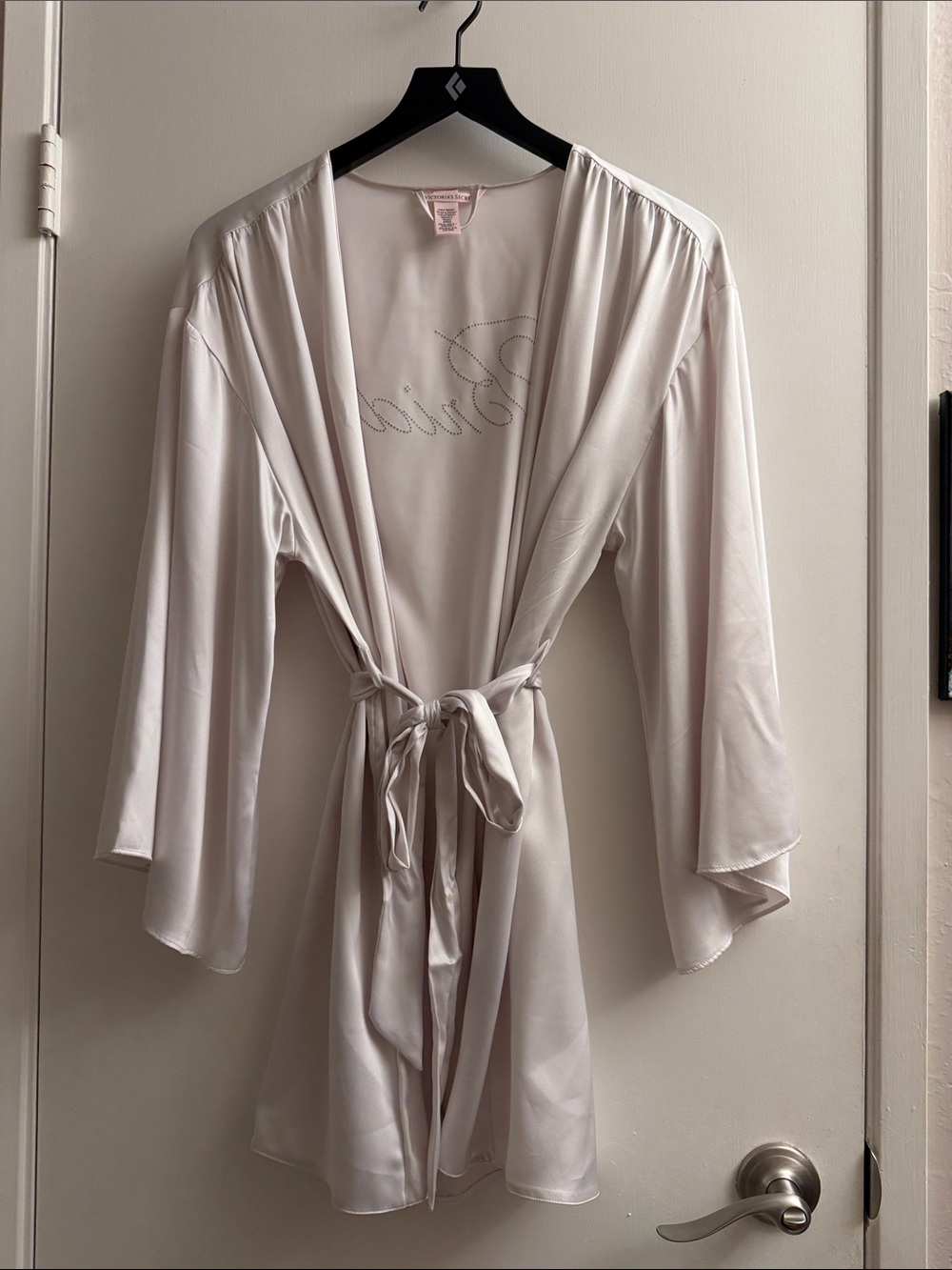 Women's Satin Bride Robe - White